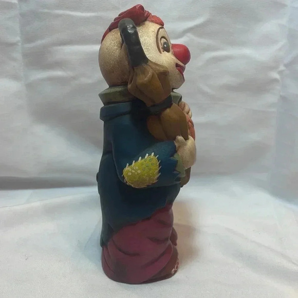Vintage MCM Hand Painted Clown Figurine - Picture 3 of 4